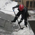 ПАМЯТКА о требованиях безопасности при очистке  снега с кровель